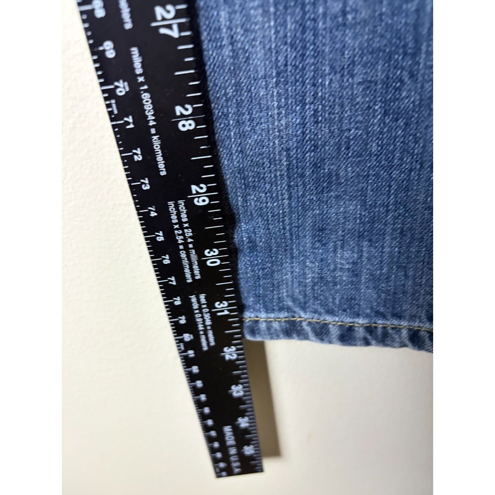 Lee Heritage Relaxed Bootcut Jeans Men's 36x32 Blue Denim - Picture 4 of 6